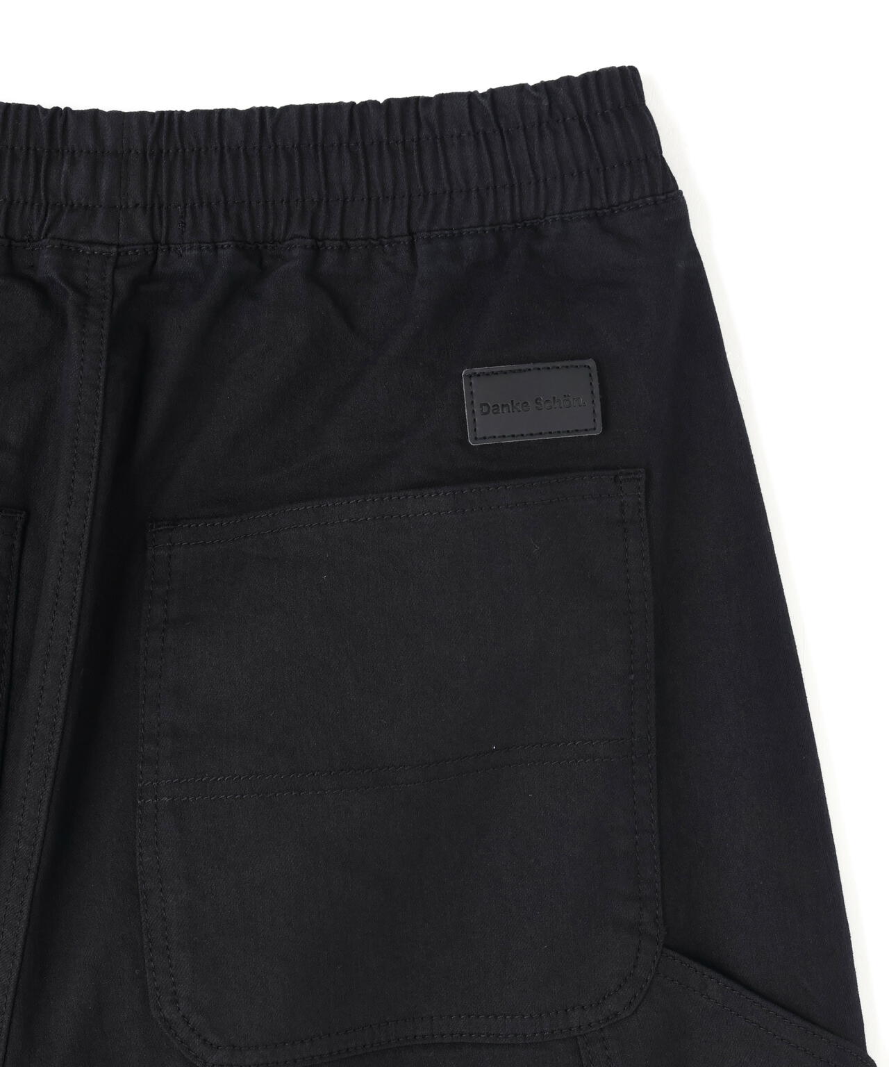DankeSchon/ダンケシェーン/TCBLK W-KNEE SHORTS