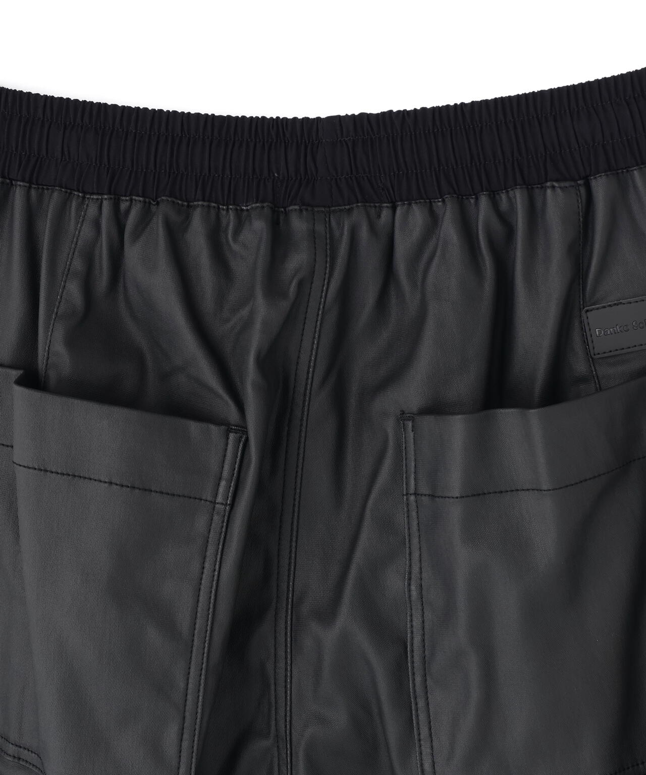 DankeSchon/ダンケシェーン/COATING BAGGYCARGO SHORTS
