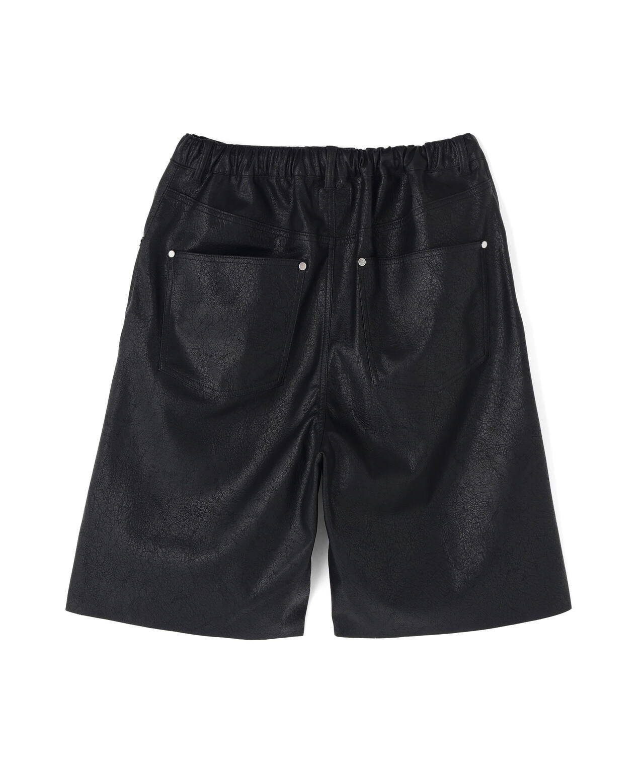 DankeSchon/ダンケシェーン/PULEATHER W-KNEE SHORTS