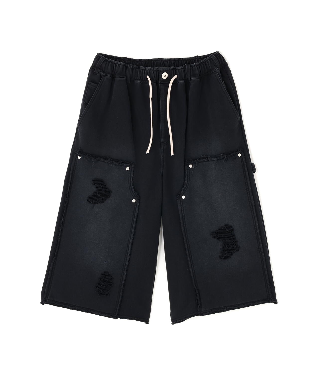 DankeSchon/ダンケシェーン/SULFUR SWEAT W-KNEE SHORTS