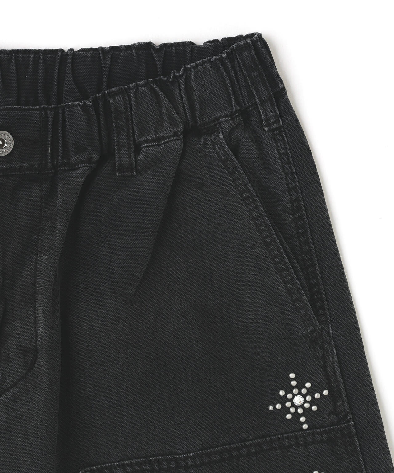 DankeSchon/ダンケシェーン/STUDS W-KNEE DUCK SHORTS