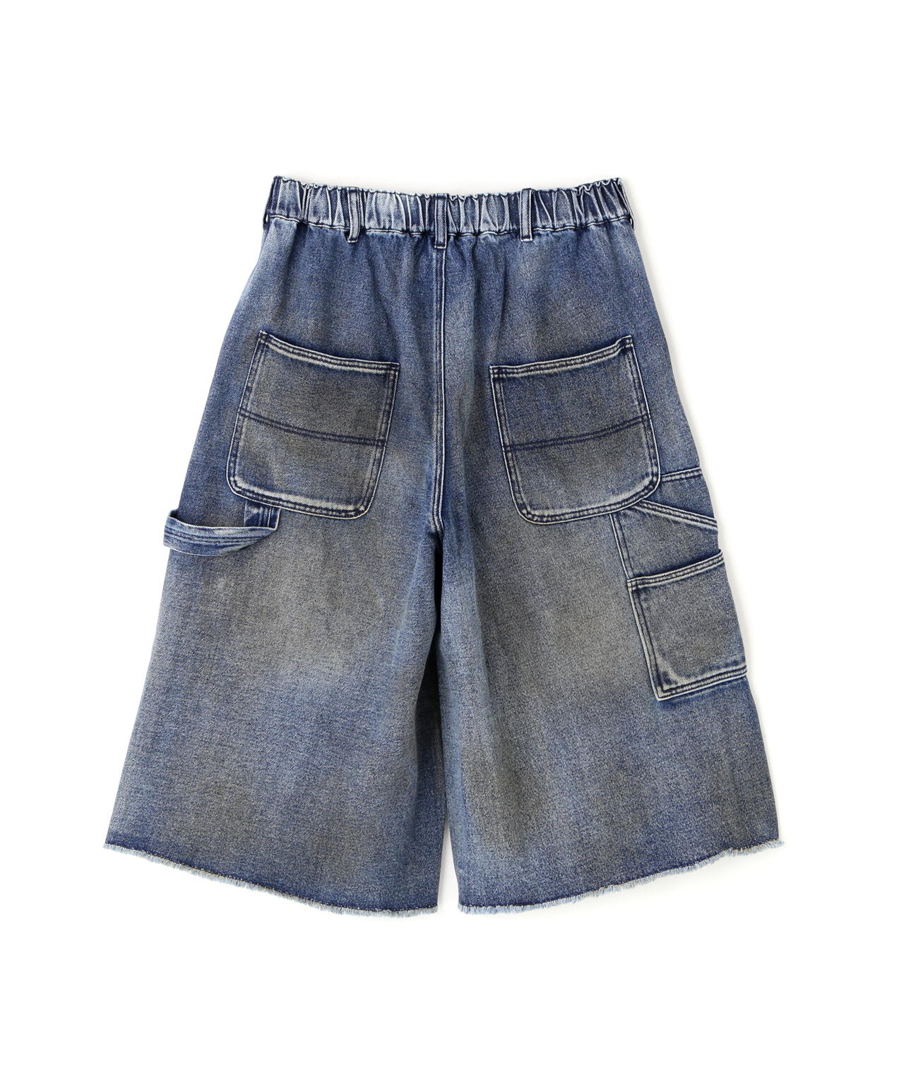 DankeSchon/ダンケシェーン/STUDS W-KNEE SHORTS DENIM