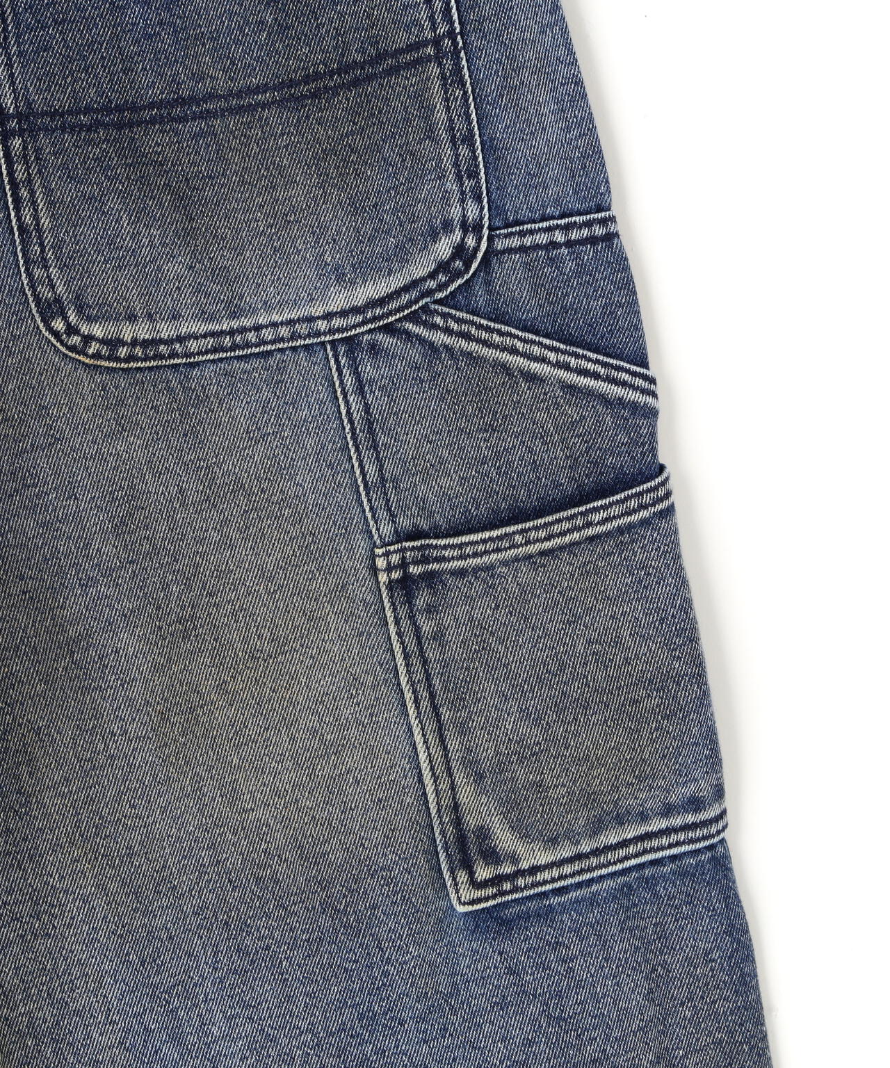DankeSchon/ダンケシェーン/STUDS W-KNEE SHORTS DENIM