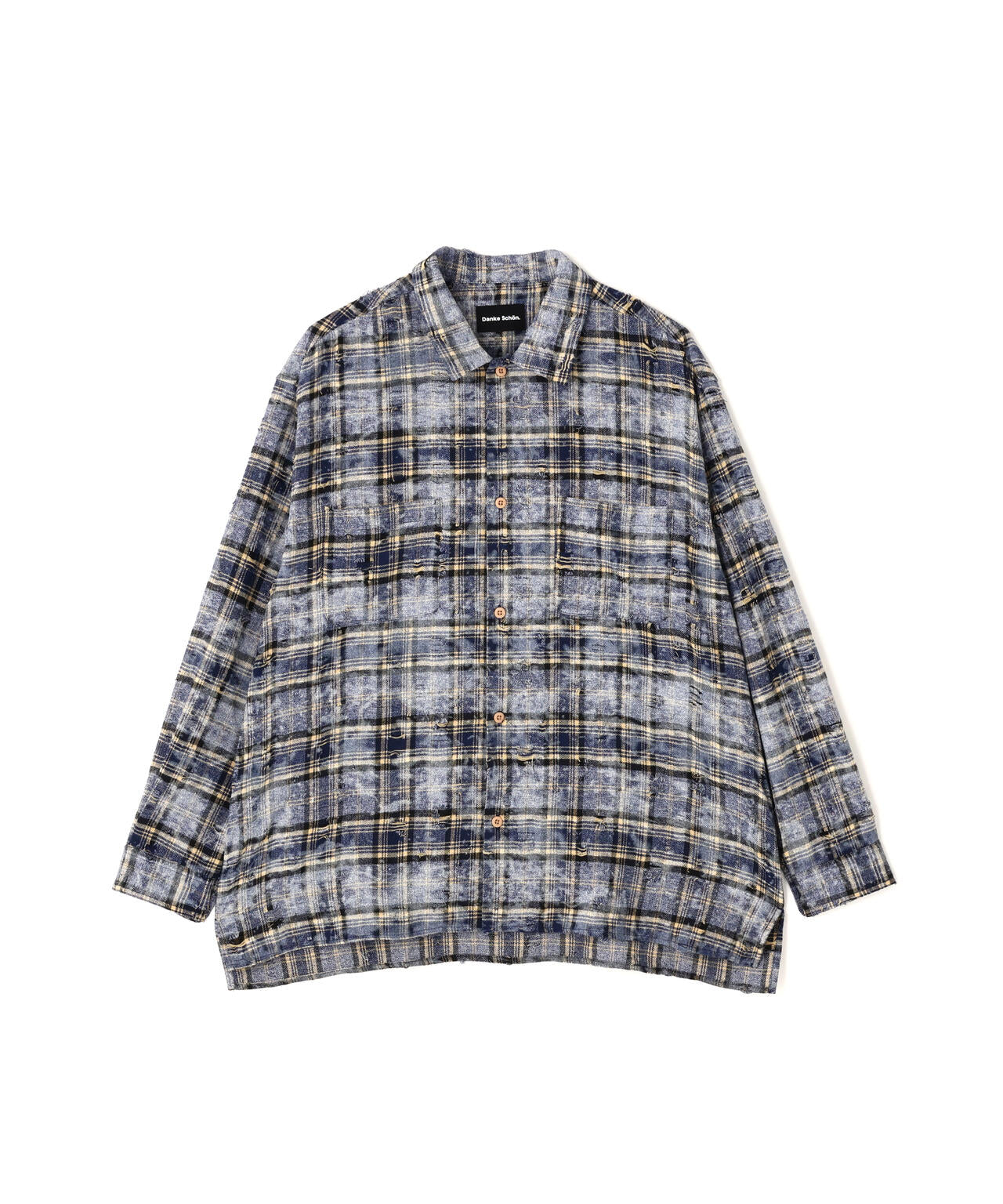 【WEB&DEPOT限定】DankeSchon/ダンケシェーン/DAMAGE WORK SHIRTS