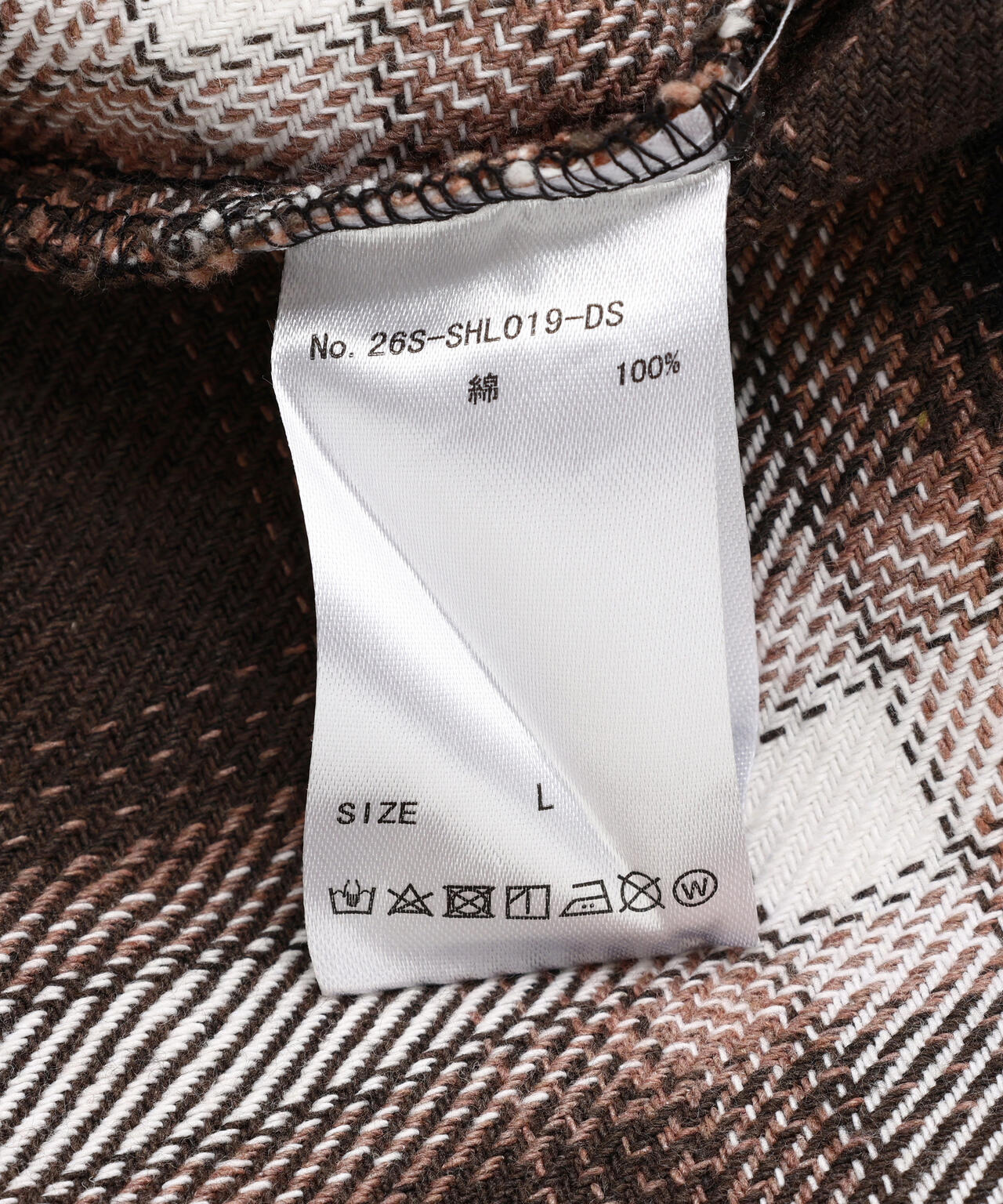 DankeSchon/ダンケシェーン/FLANNEL DAMAGE OMBRE BLEACH CHECK SHIRTS