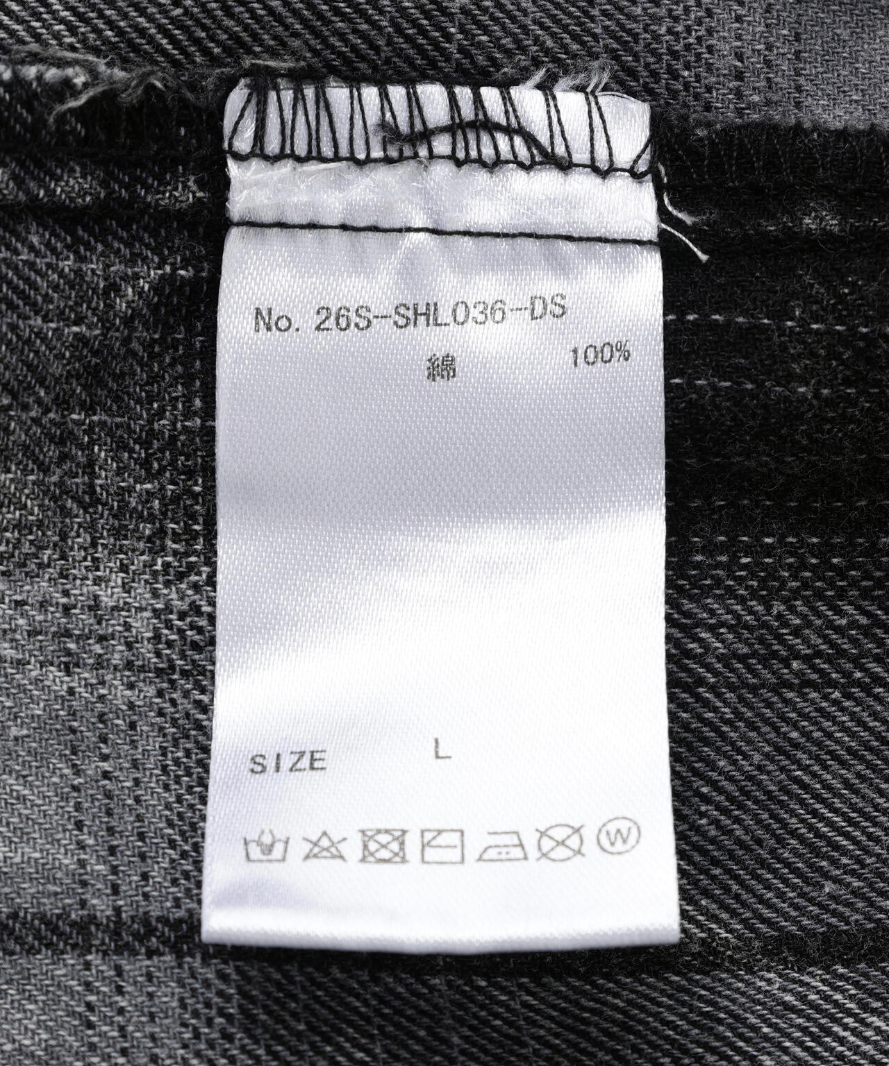 DankeSchon/ダンケシェーン/WASH CHECK SHIRTS