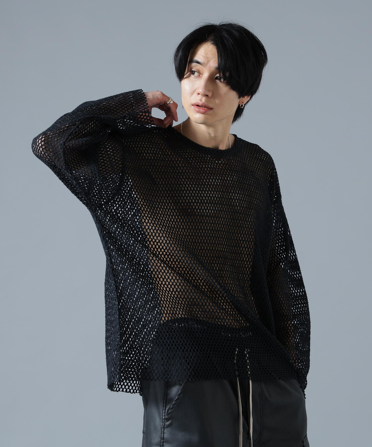 DankeSchon/ダンケシェーン/MESH L/S TEE