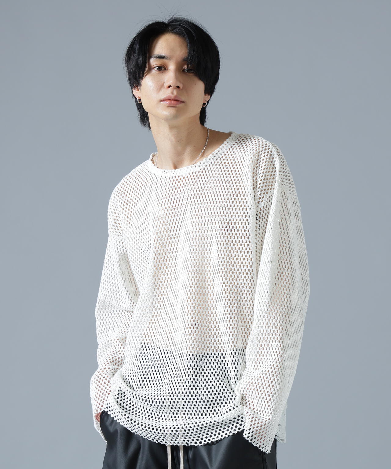 DankeSchon/ダンケシェーン/MESH L/S TEE