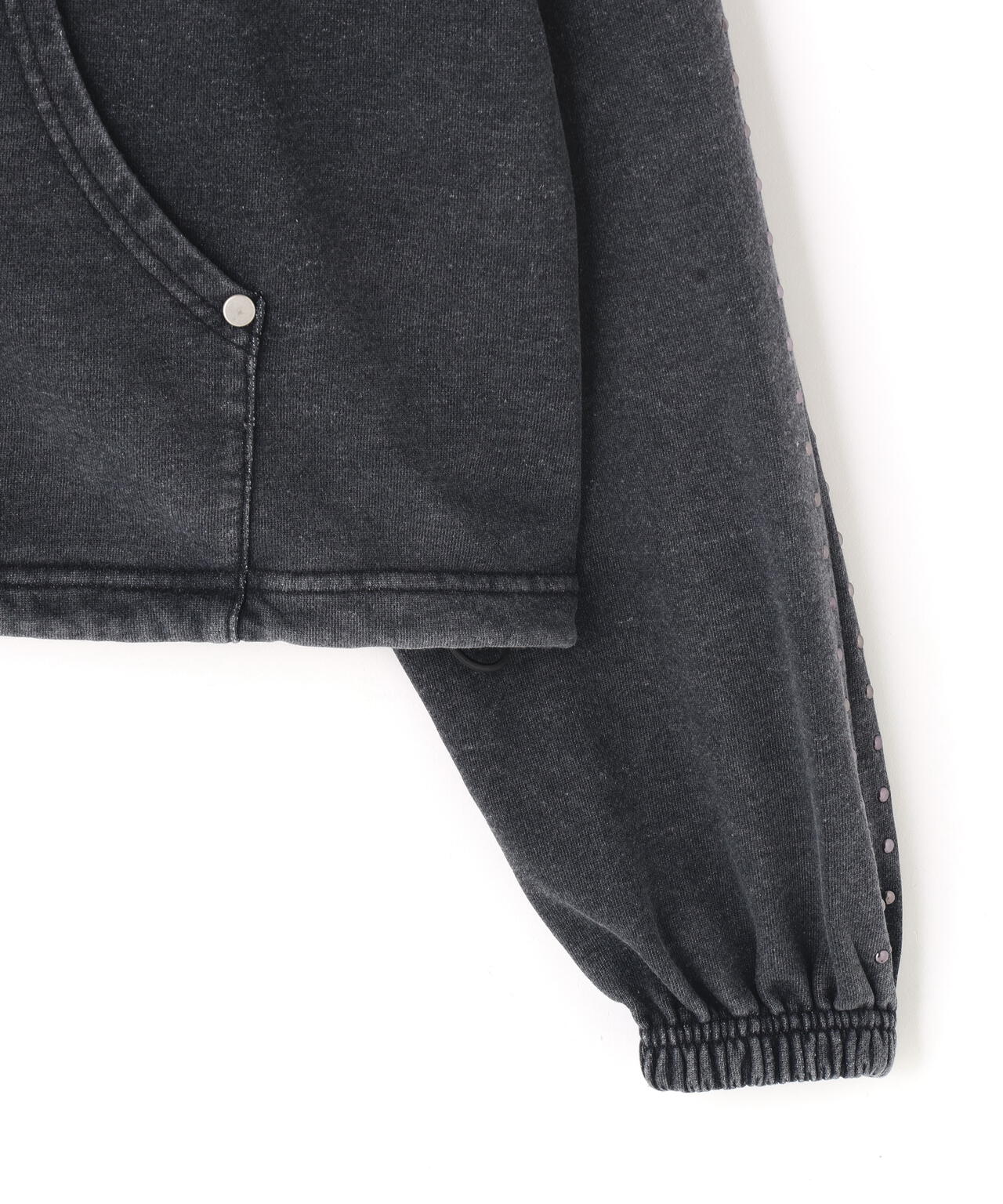 【WEB&DEPOT限定】DankeSchon/ダンケシェーン/STUDS SWEAT ZIP HOODIE