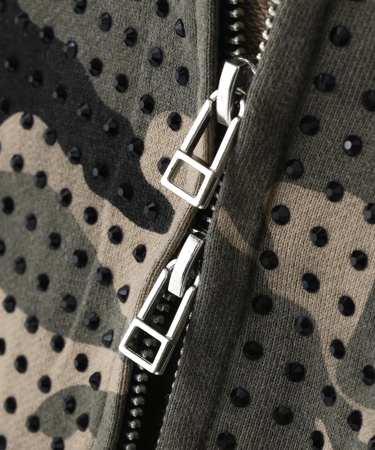 DankeSchon/ダンケシェーン/CAMO LINESTONE ZIP HOODIE