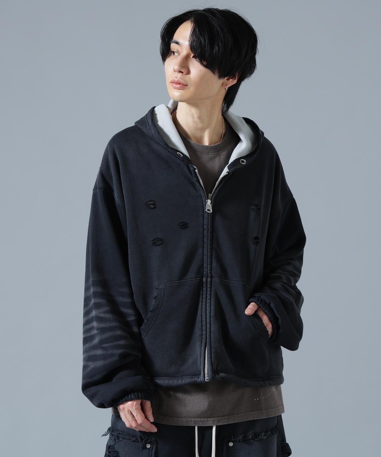 DankeSchon/ダンケシェーン/SULFUR SWEAT THERMAL ZIP HOODIE