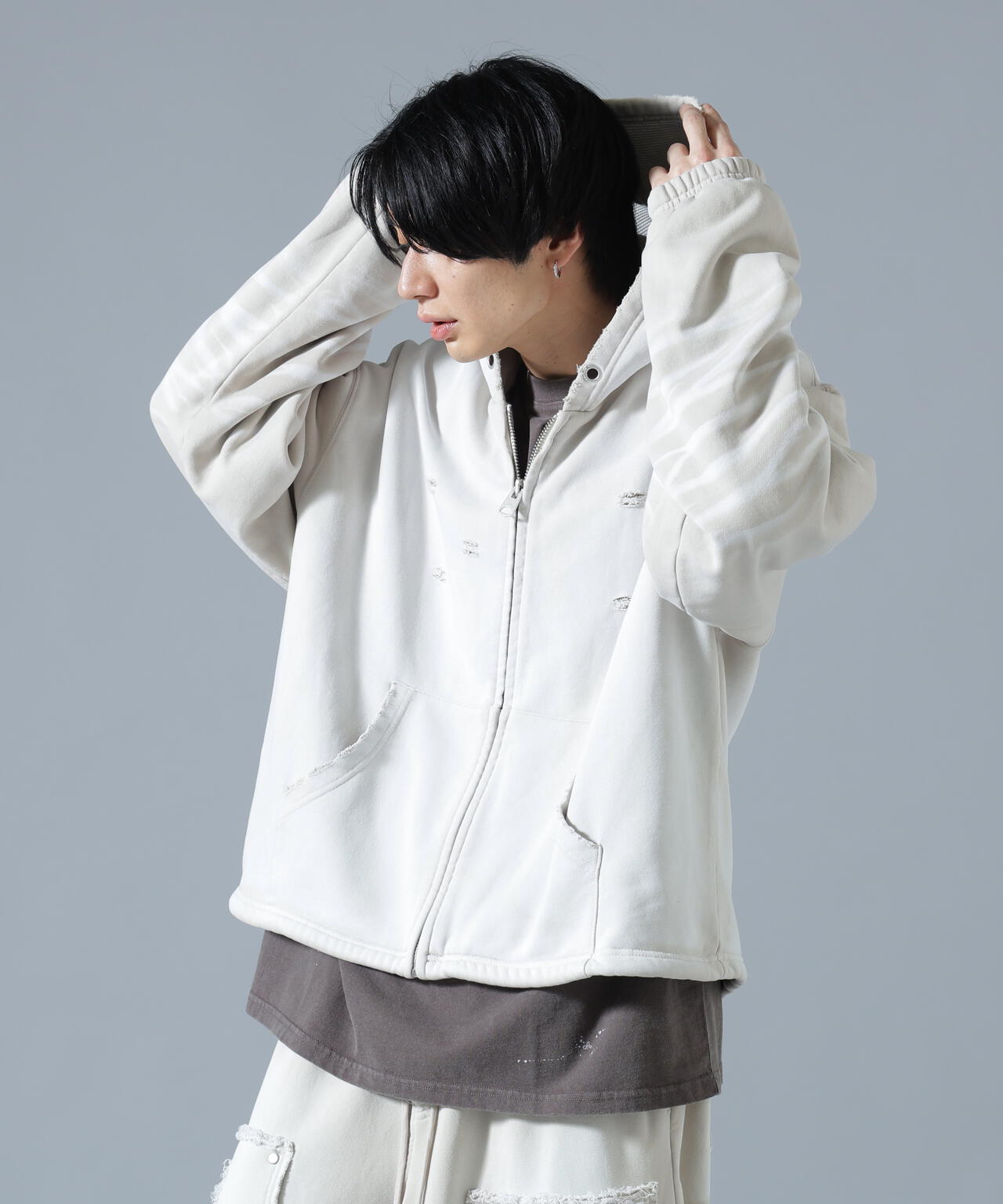 DankeSchon/ダンケシェーン/SULFUR SWEAT THERMAL ZIP HOODIE