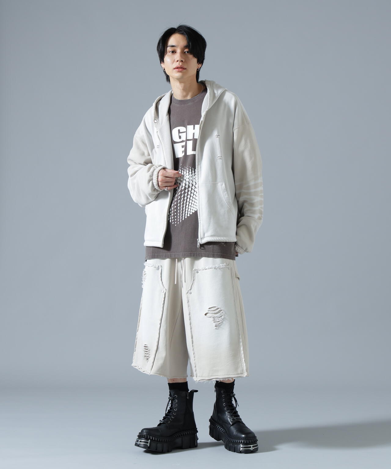 DankeSchon/ダンケシェーン/SULFUR SWEAT THERMAL ZIP HOODIE