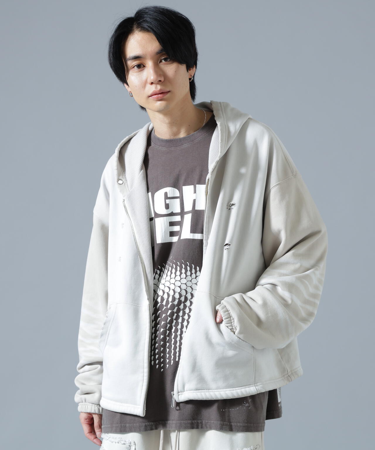 DankeSchon/ダンケシェーン/SULFUR SWEAT THERMAL ZIP HOODIE