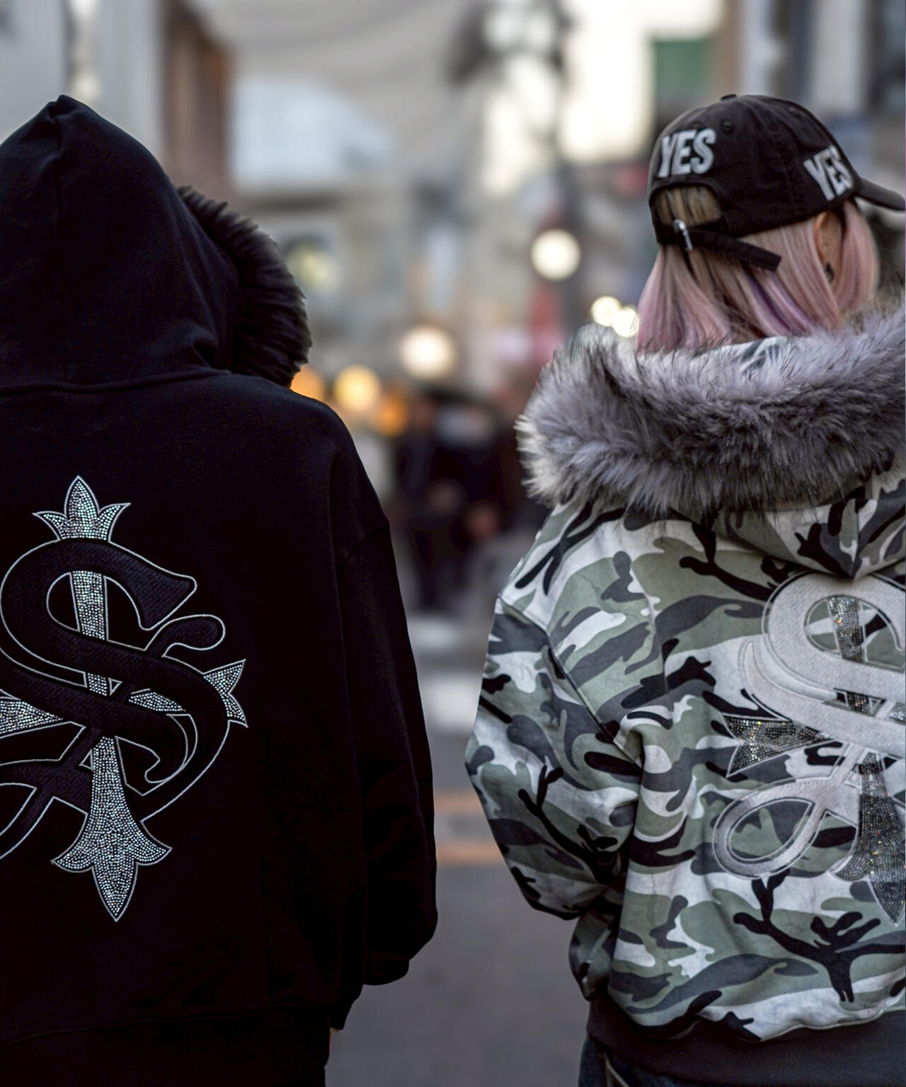 SUPPLIER/サプライヤー/【LHP EXCLUSIVE】FAUX FUR CROPPED CROSS ZIP HOODIE