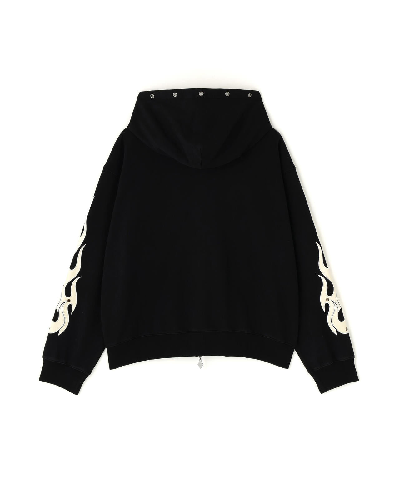 SUPPLIER/サプライヤー/Fire Tribal Leather Patch Zip Hoodie