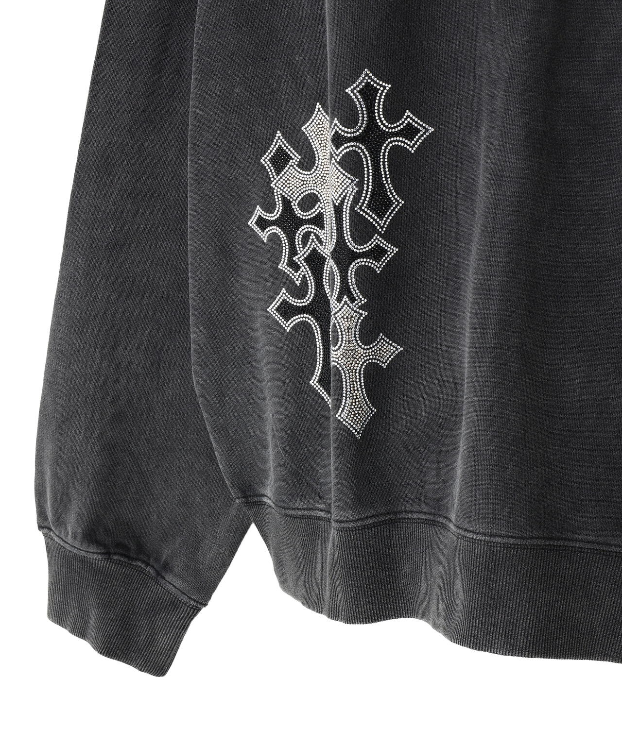 SUPPLIER/サプライヤー/MULTIPLE CROSS  RHINESTONE ZIP HOODIE