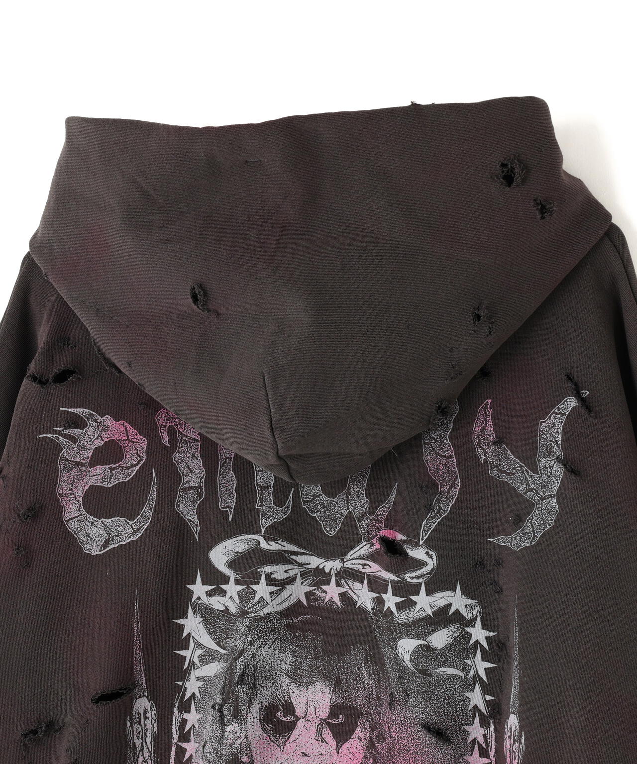 emary/エメリー/Damaged Psycho candy hoodie