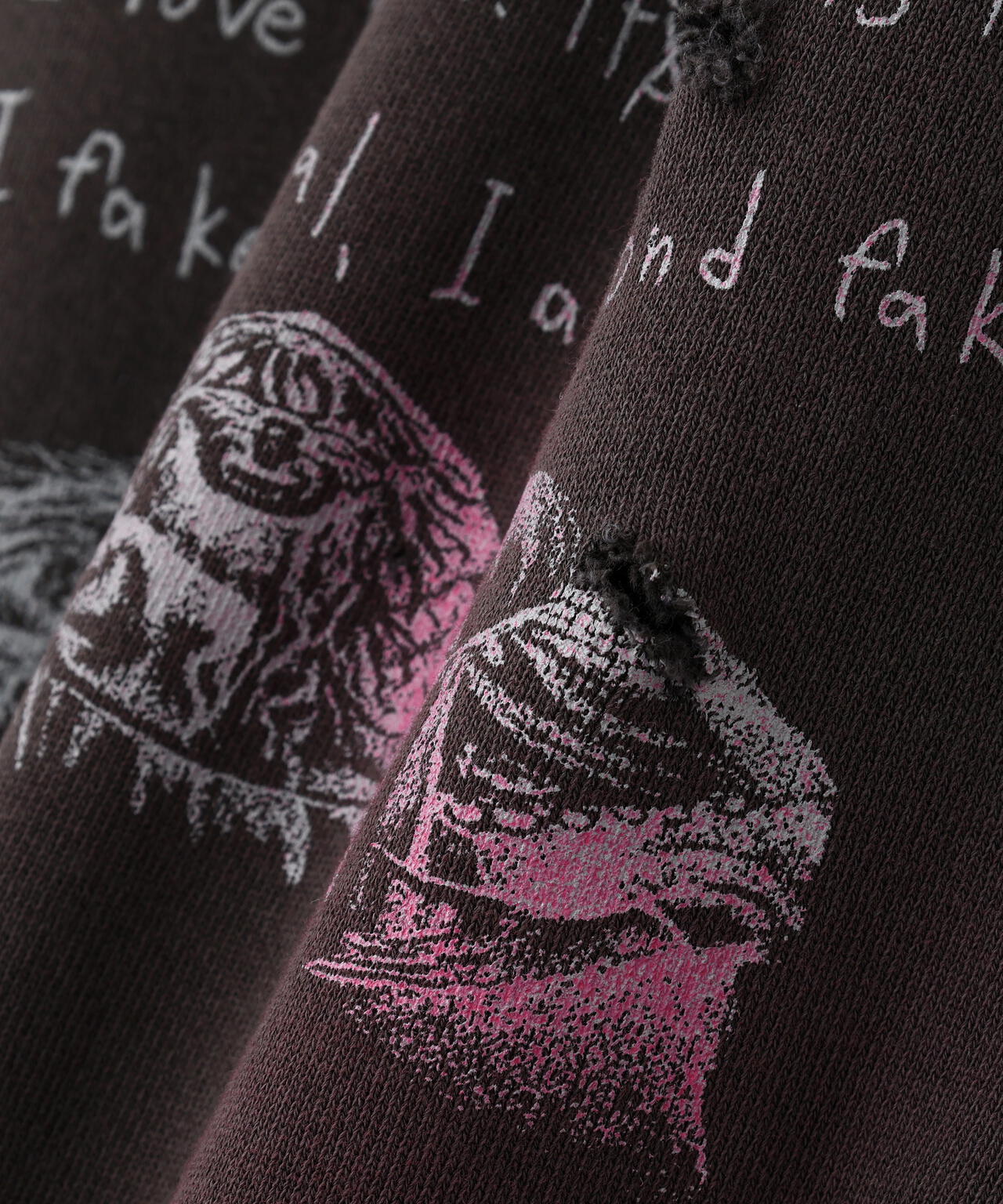 emary/エメリー/Damaged Psycho candy hoodie