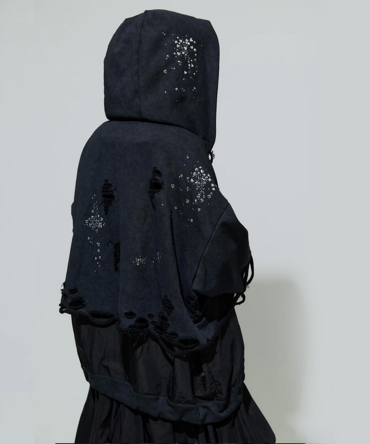 neith./ネイス/Meteor Crush Hoodie(Black)