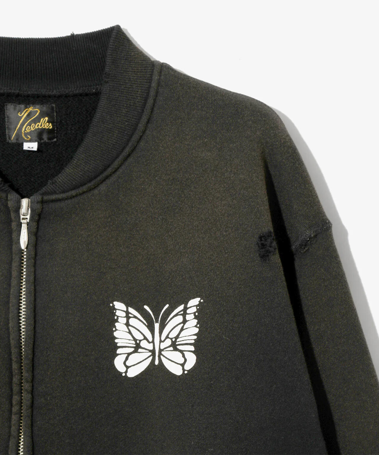 NEEDLES/ニードルズ/DECONSTRUCTED ZIPPED SWEAT
