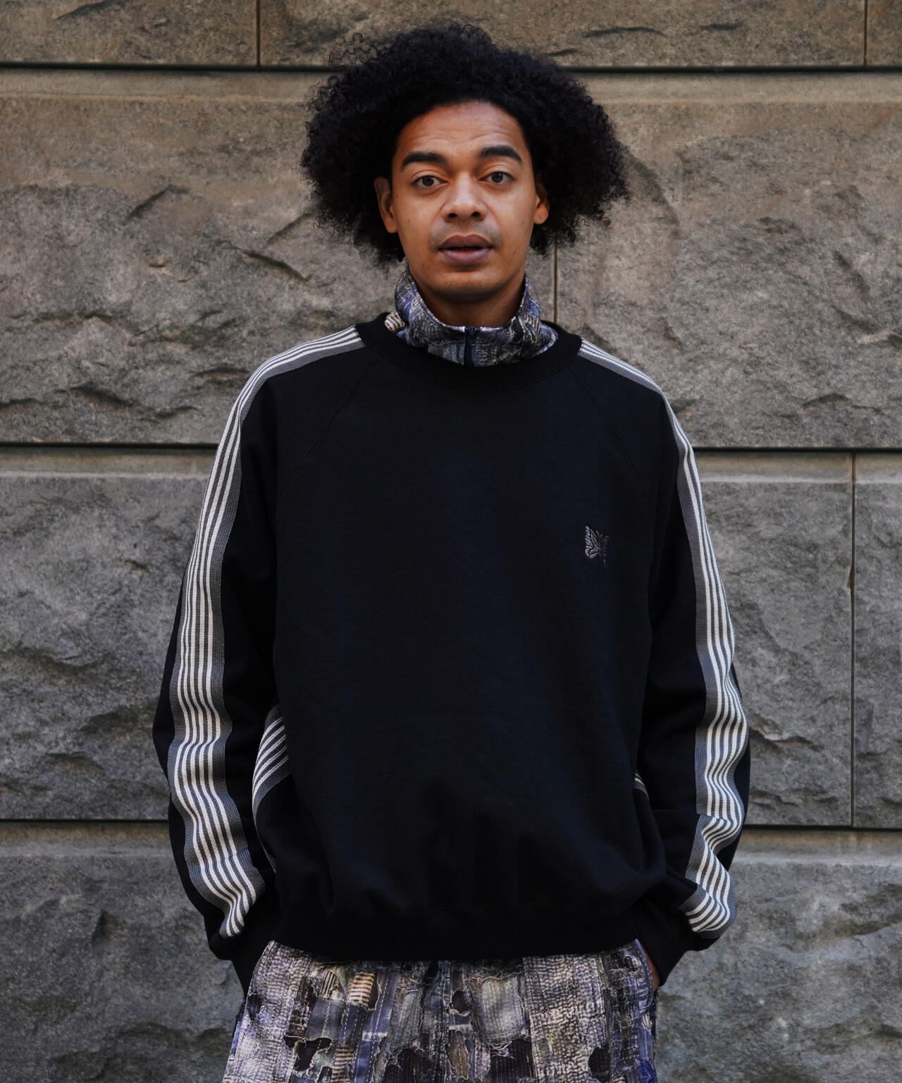 NEEDLES/ニードルズ/【LHP EXCLUSIVE】TRACK CREW NECK - COTTON JERSEY