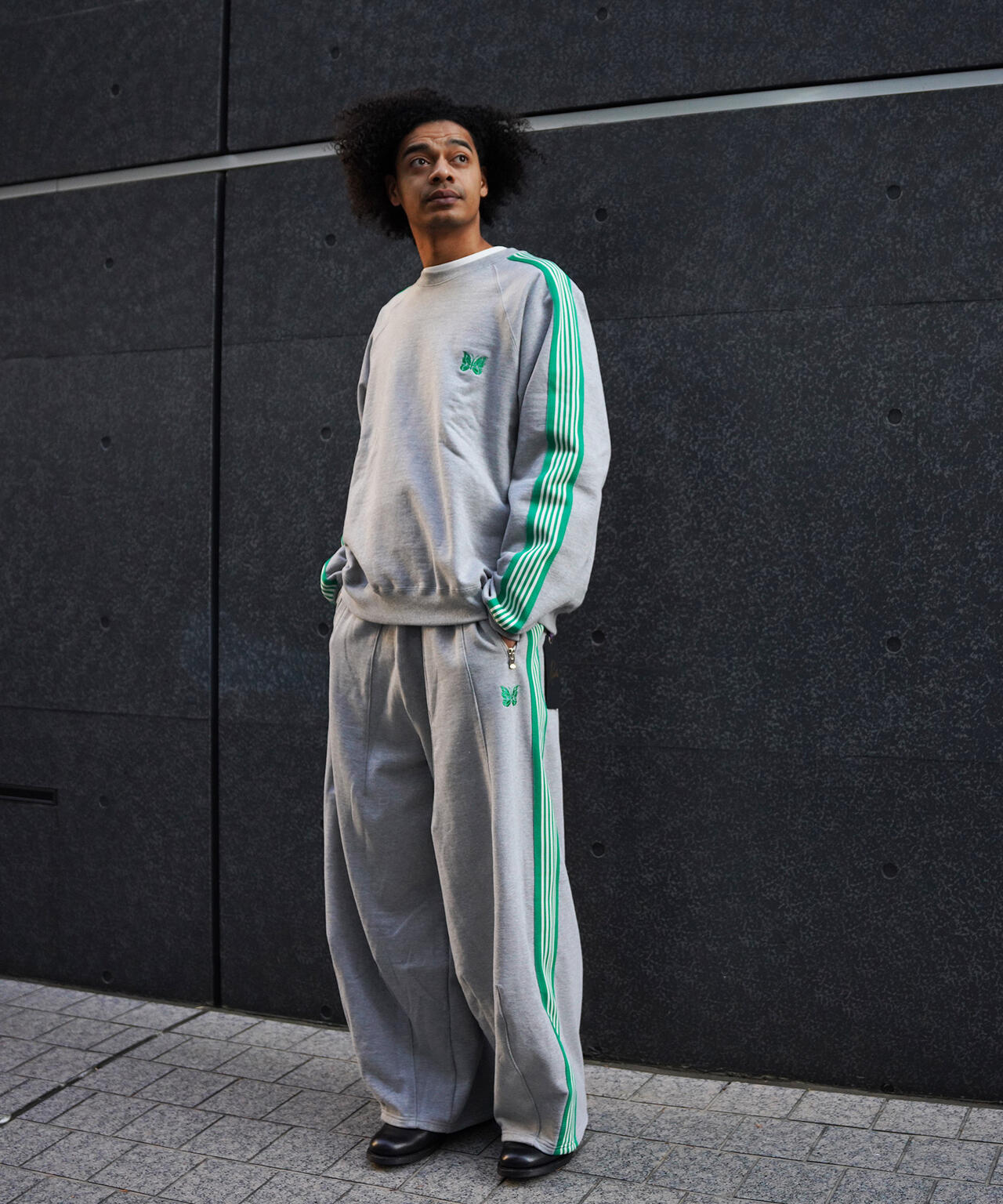 NEEDLES/ニードルズ/【LHP EXCLUSIVE】TRACK CREW NECK - COTTON JERSEY