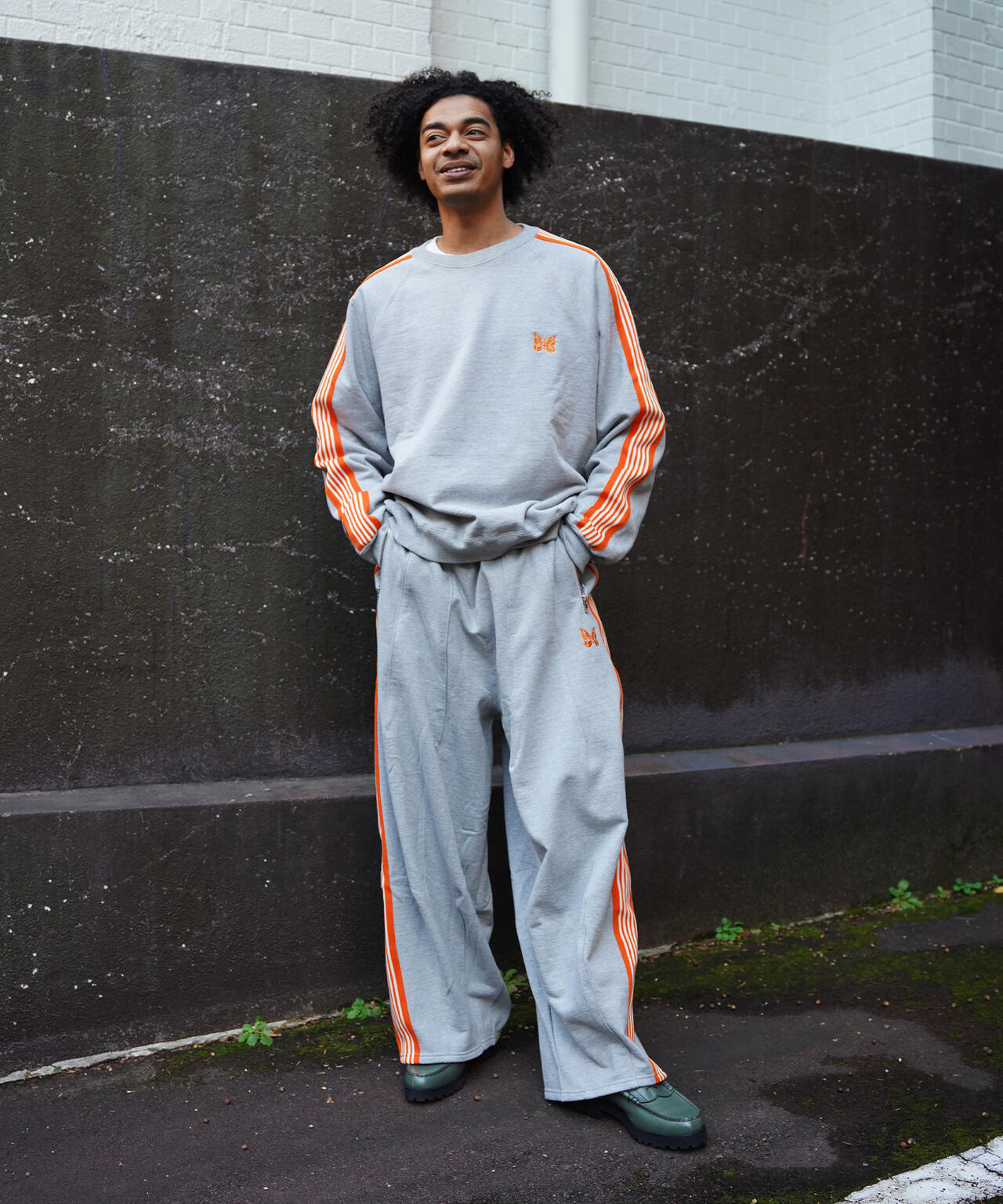 NEEDLES/ニードルズ/【LHP EXCLUSIVE】TRACK CREW NECK - COTTON JERSEY