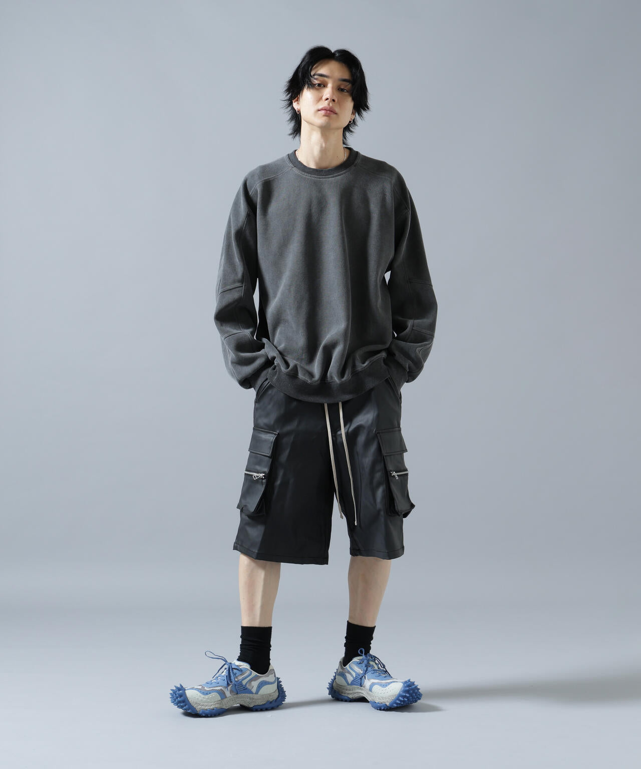 【WEB&DEPOT限定】DankeSchon/ダンケシェーン/CHEMICAL CREWNECK