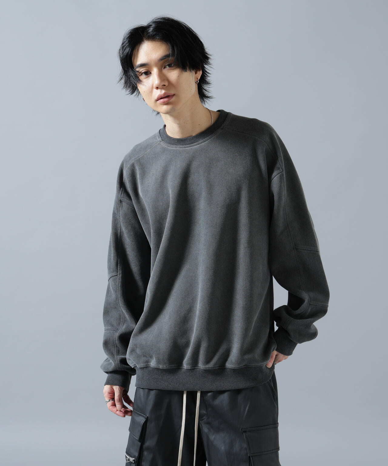 【WEB&DEPOT限定】DankeSchon/ダンケシェーン/CHEMICAL CREWNECK
