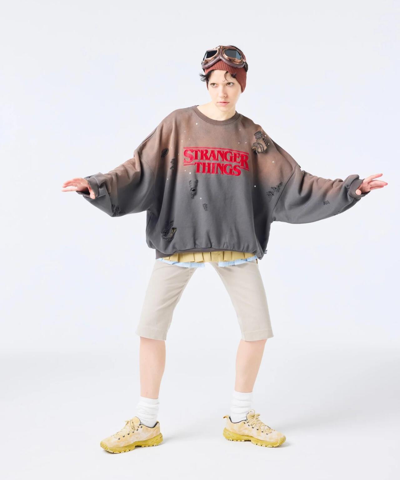 littlesunnybite/stranger things x little sunny bite logo sweat