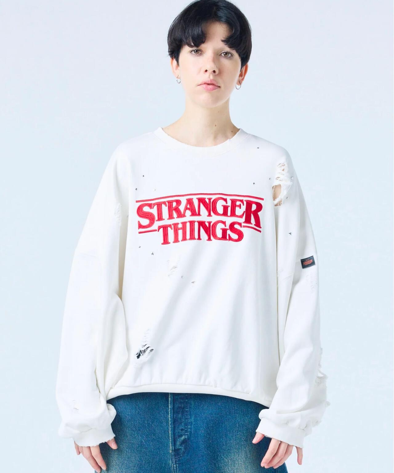 littlesunnybite/stranger things x little sunny bite logo sweat