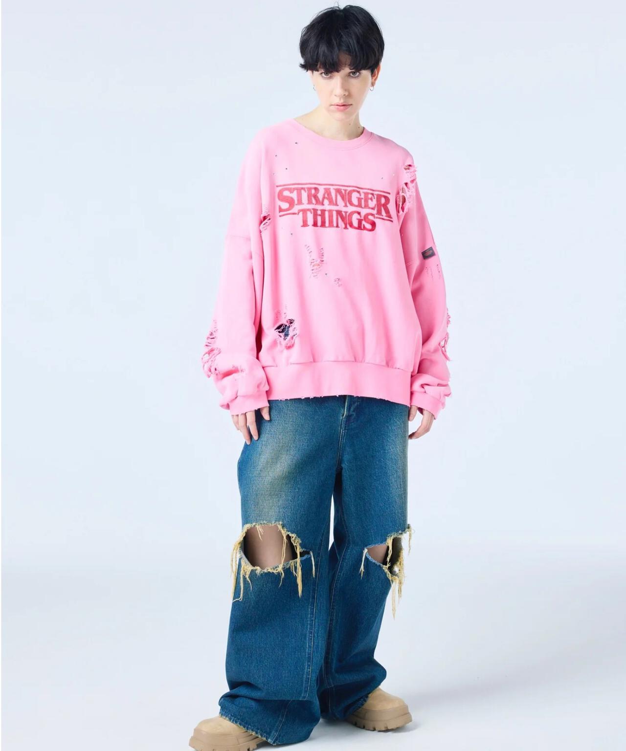 littlesunnybite/stranger things x little sunny bite logo sweat