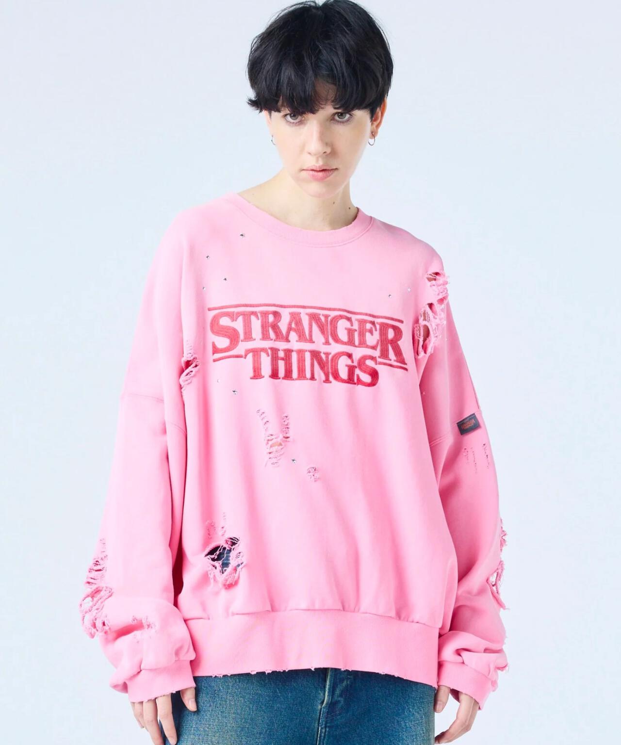 littlesunnybite/stranger things x little sunny bite logo sweat