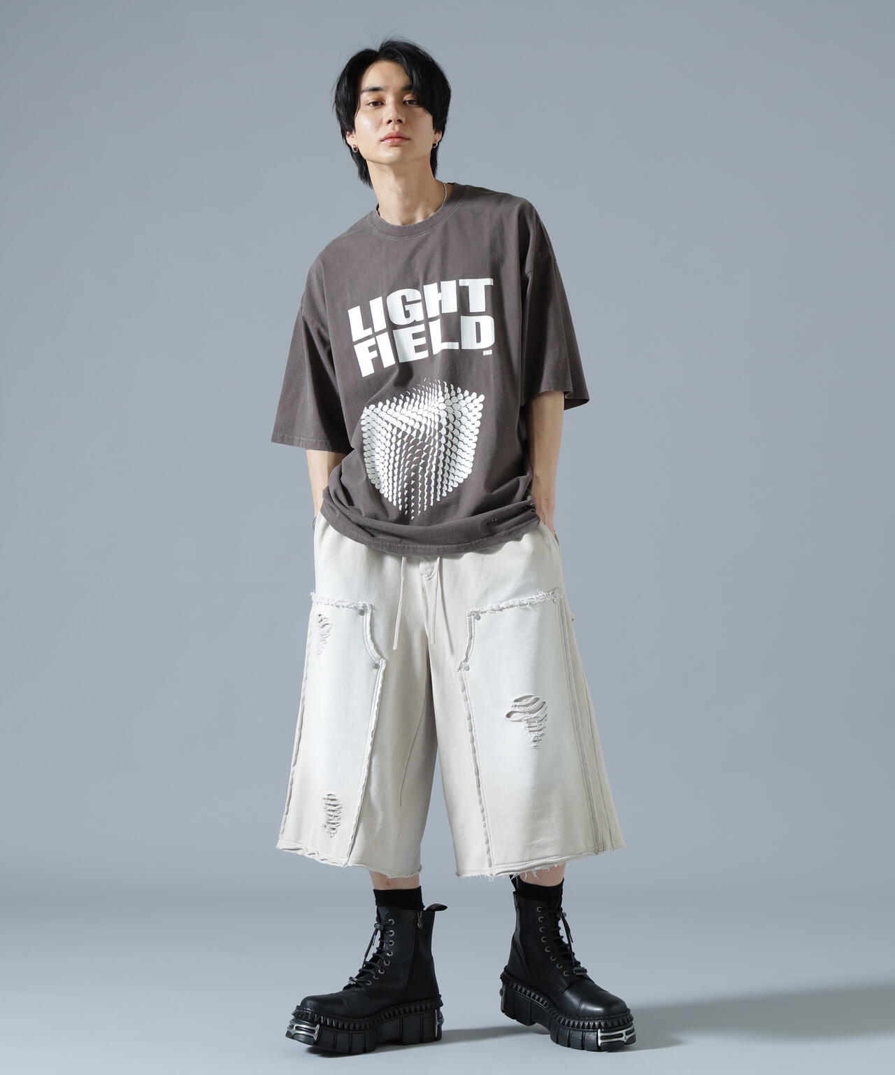 DankeSchon/ダンケシェーン/OVERDYE LIGHTFIELD S/S TEE