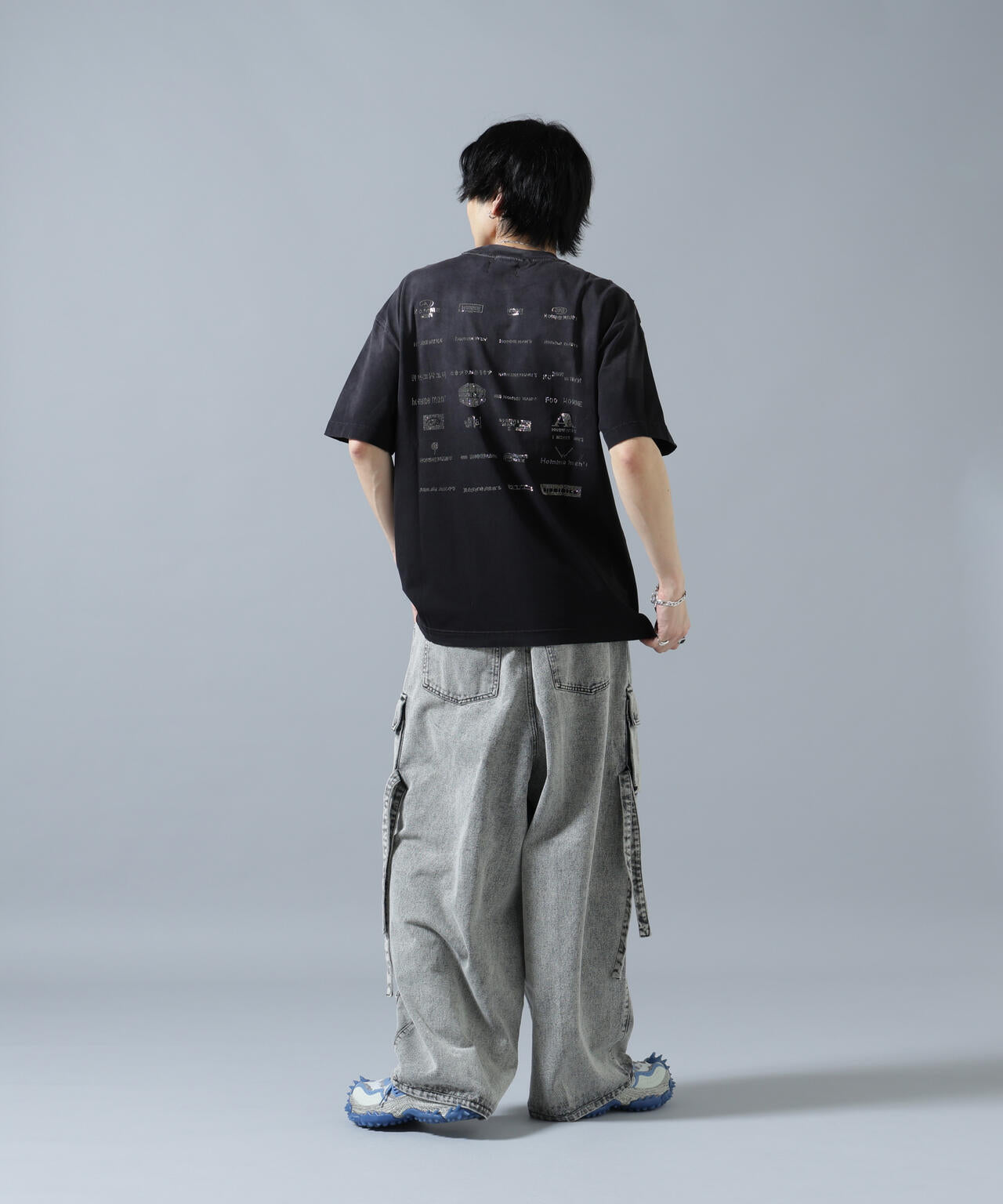 【WEB&DEPOT限定】DankeSchon/ダンケシェーン/NULTI LOGO S/S T-SHIRTS