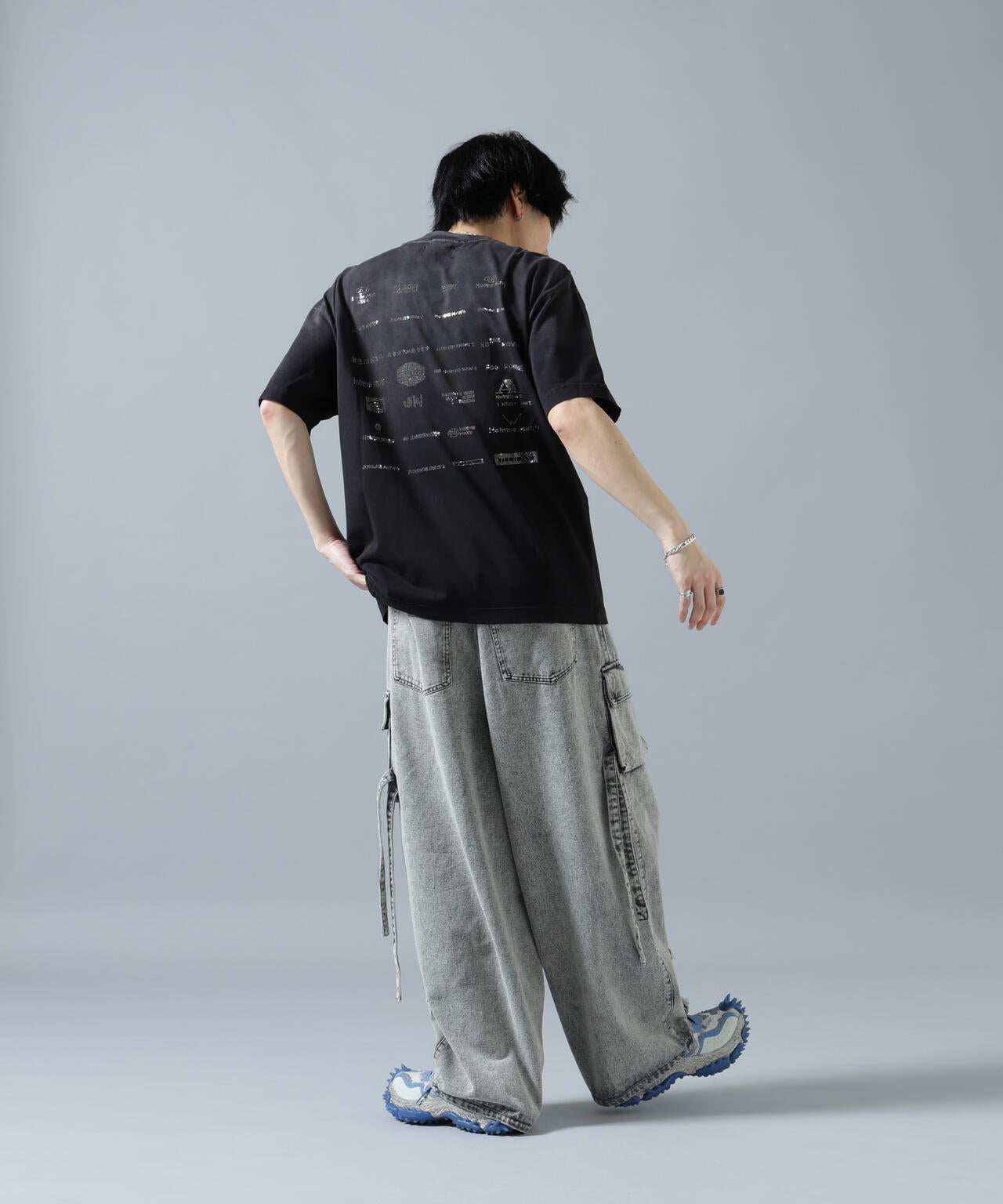 【WEB&DEPOT限定】DankeSchon/ダンケシェーン/NULTI LOGO S/S T-SHIRTS