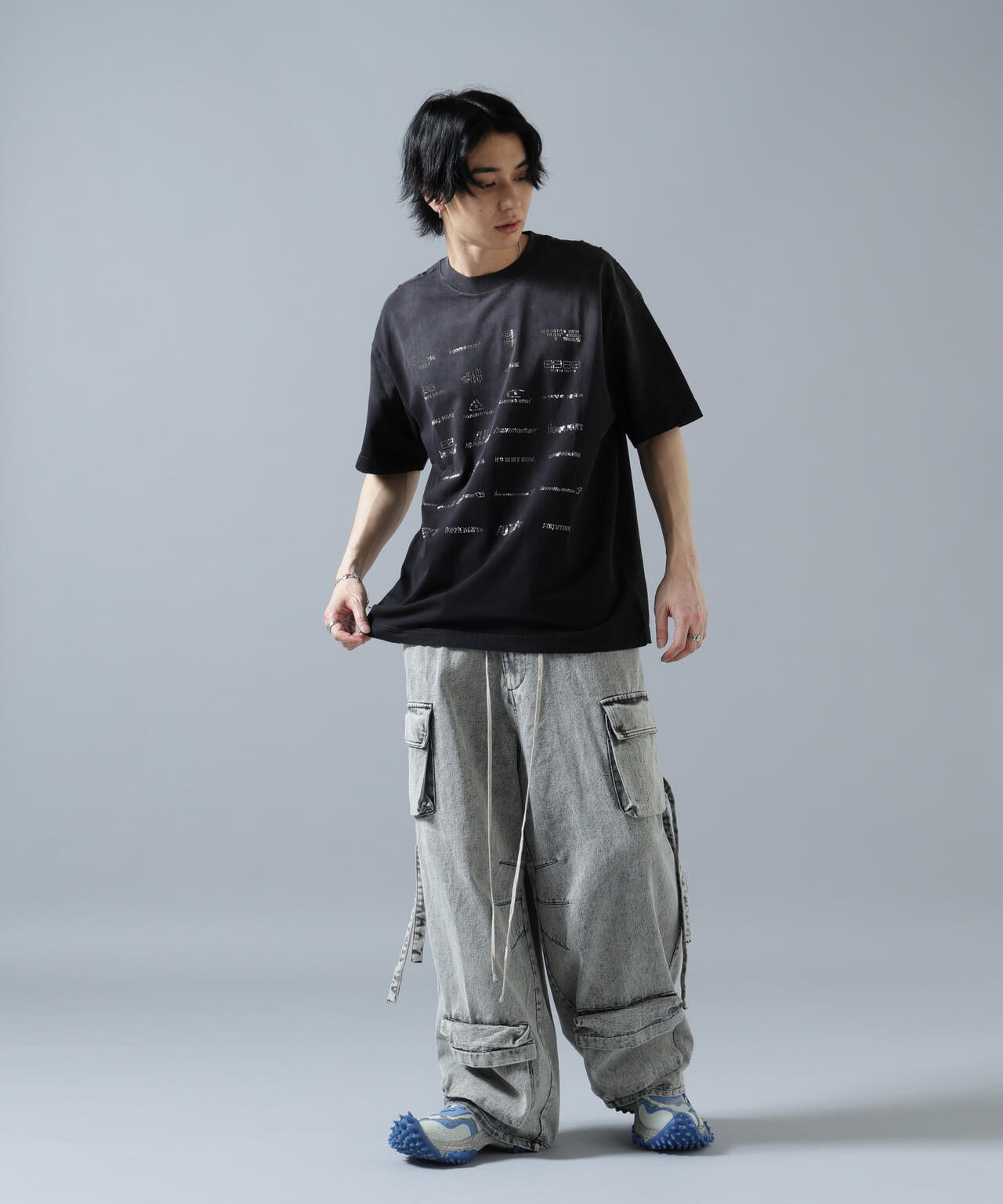 【WEB&DEPOT限定】DankeSchon/ダンケシェーン/NULTI LOGO S/S T-SHIRTS