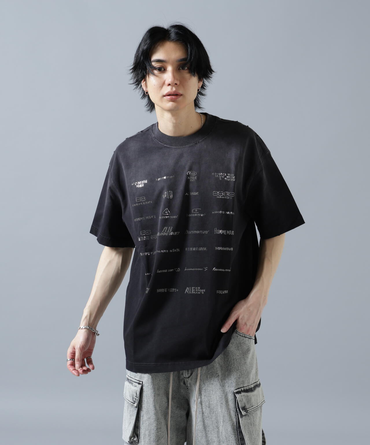 【WEB&DEPOT限定】DankeSchon/ダンケシェーン/NULTI LOGO S/S T-SHIRTS