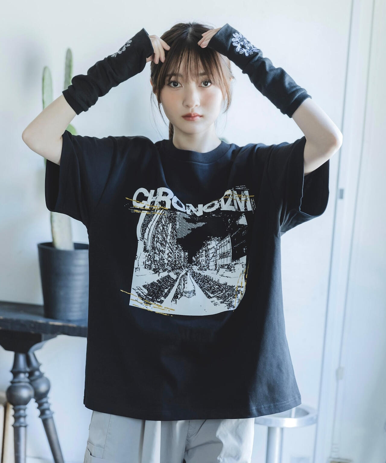 CHRONOIZM/クロノイズム/PHOTO T-shirt