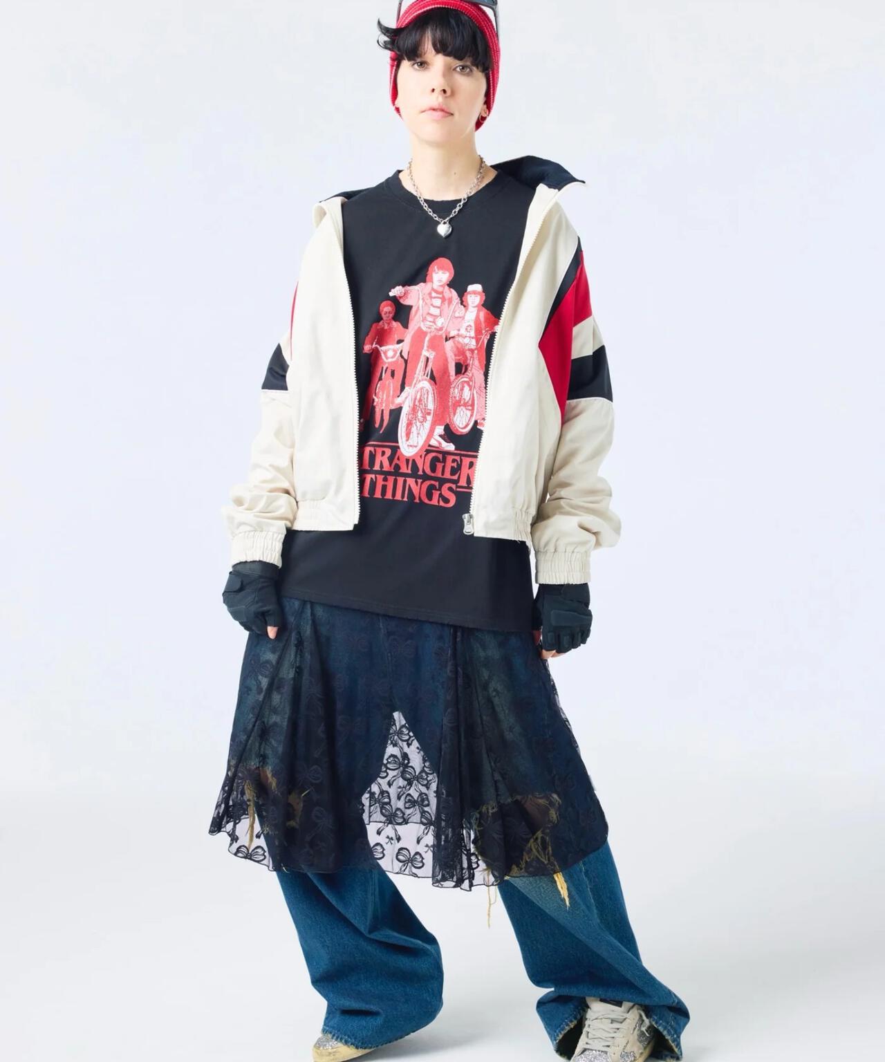 littlesunnybite/stranger things x little sunny bite graphic big tee