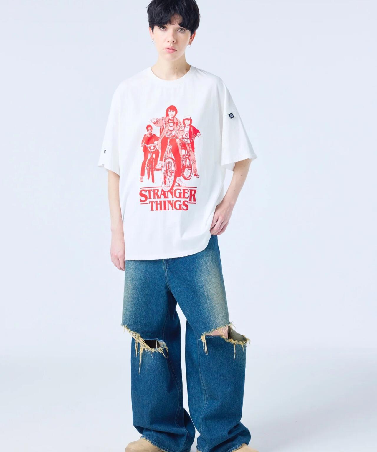 littlesunnybite/stranger things x little sunny bite graphic big tee