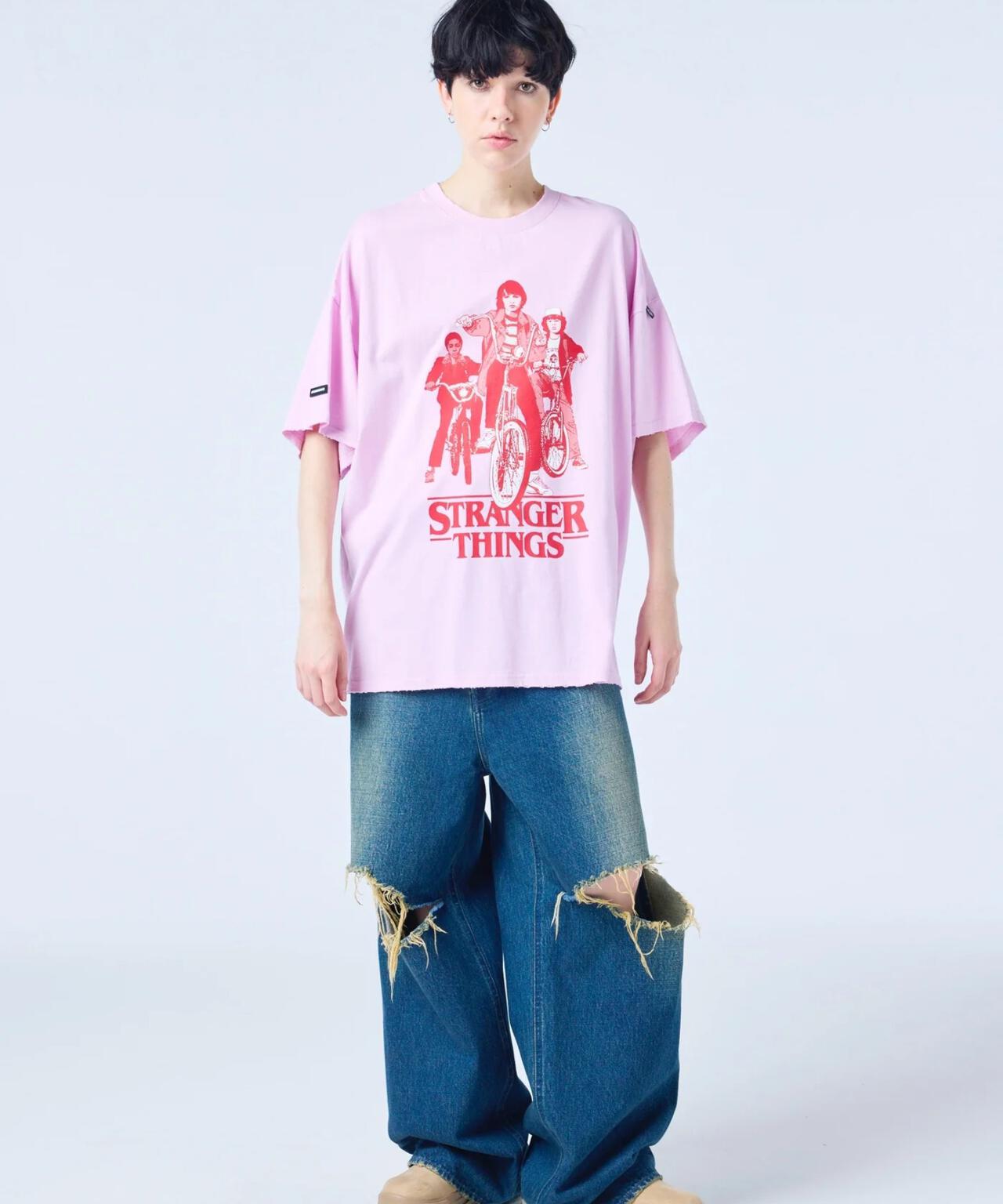 littlesunnybite/stranger things x little sunny bite graphic big tee