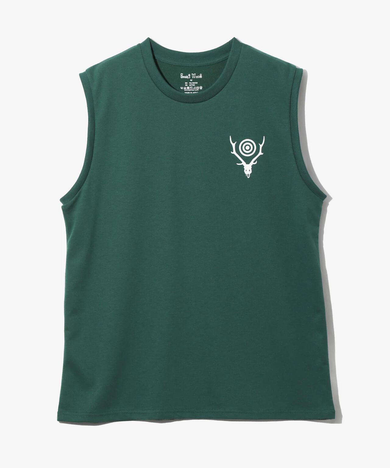 SOUTH2 WEST8/サウスツーウェストエイト/SLEEVELESS CREW NECK TEE - SKULL＆TARGET