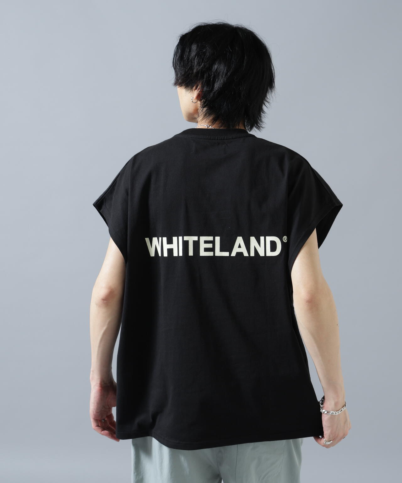 【WEB&DEPOT限定】WHITELAND/ホワイトランド/LOGO NOSLEEVES
