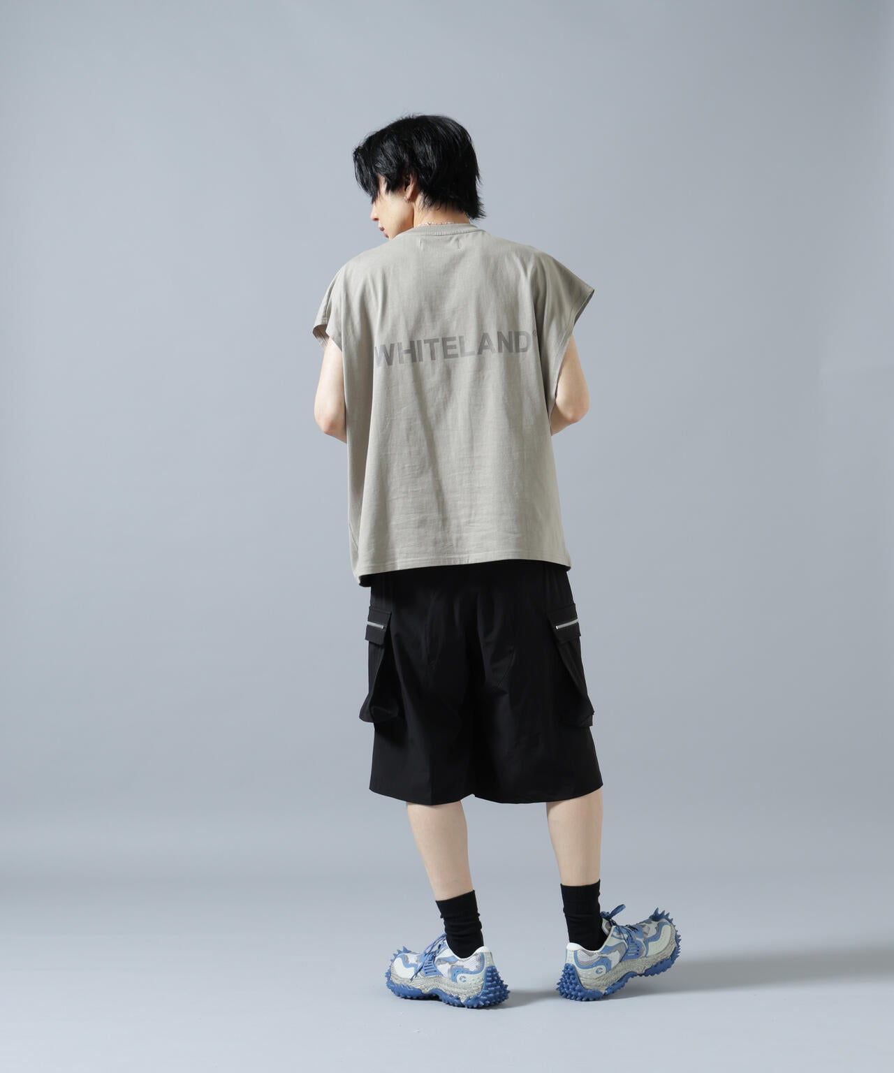 【WEB&DEPOT限定】WHITELAND/ホワイトランド/LOGO NOSLEEVES