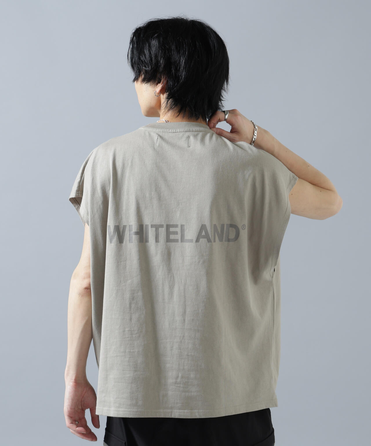 【WEB&DEPOT限定】WHITELAND/ホワイトランド/LOGO NOSLEEVES