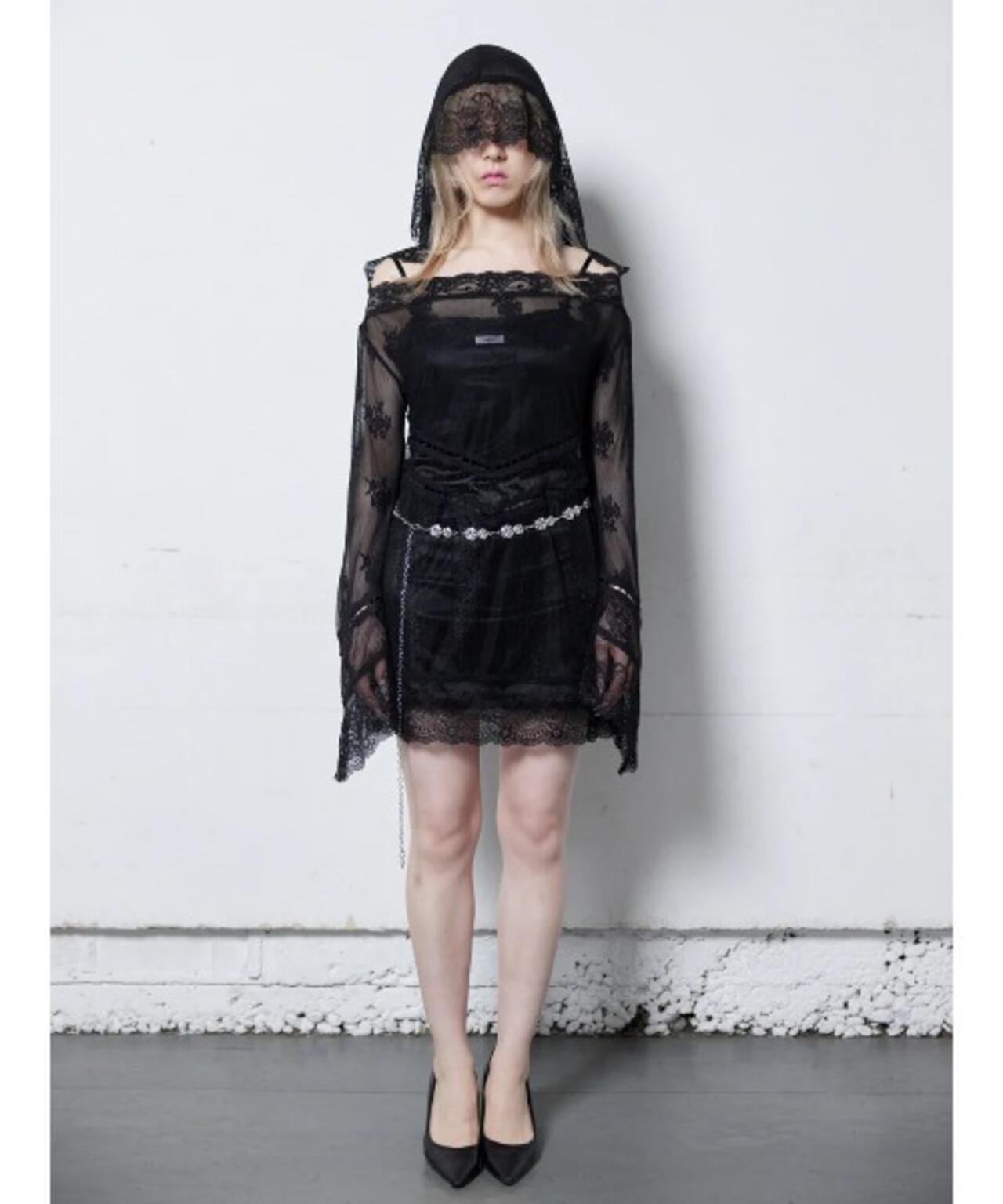 neith./ネイス/Veil-Offshoulder Dress