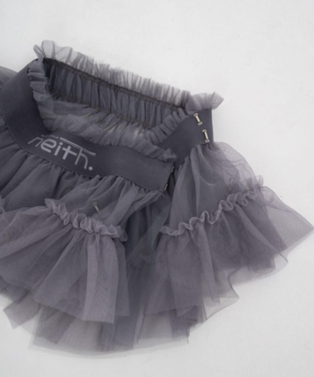 neith./ネイス/Multi Tulle Top(Gray)