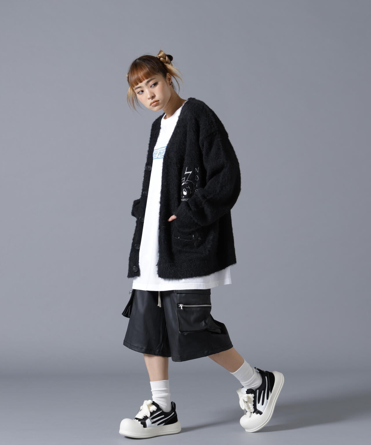 overprint/オーバープリント/PINC NOISE MOHAIR CARDIGAN
